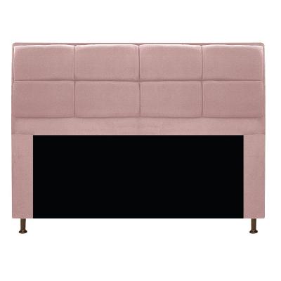 Cabeceira Munique 160cm Queen Size Suede Rosê