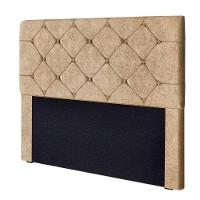 Cabeceira Gabriela 1,60 M Para Cama Box Queen Bege - 1