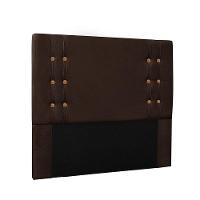 Cabeceira Gênova Para Cama Box Queen 160 Cm Suede Café - D'rossi - 1