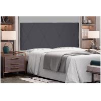 Cabeceira Aquilla Cama Box Casal 140 Cm Cinza - 4