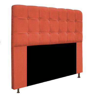 Cabeceira e Calçadeira Baú Mel 160 Cm Queen Size Terracota