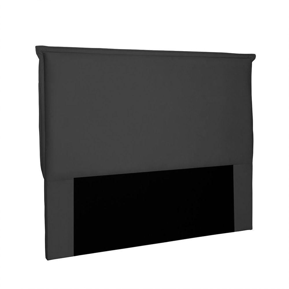Cabeceira Garden Cama Box Solteiro 90Cm Preto - 1