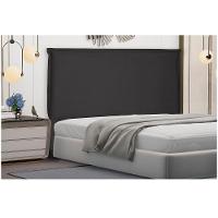 Cabeceira Garden Cama Box Solteiro 90Cm Preto - 4