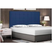 Cabeceira Verona Cama Box Queen 160 Cm Suede Azul Marinho - 4