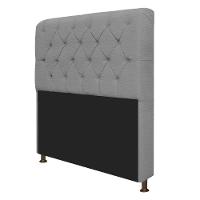 Cabeceira Lady e Recamier Félix 195 Cm King Size Cinza - 2