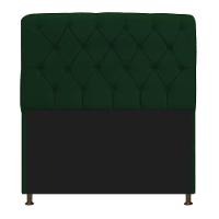 Cabeceira Lady e Recamier Félix 90Cm Solteiro Suede Verde - 6