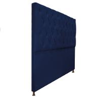 Cabeceira Sofia 195 Cm King Size Suede Azul Marinho - 5