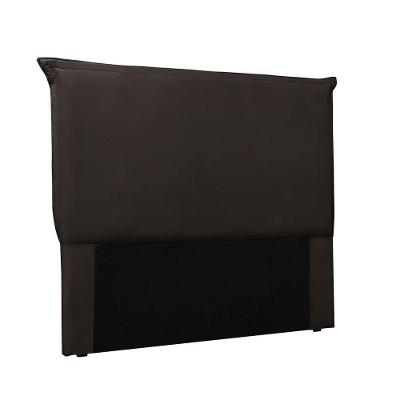 Cabeceira Garden Cama Box Solteiro 90Cm Corino Marrom