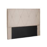 Cabeceira Aquilla Para Cama Box Queen 160cm Suede Bege - D'Rossi - 1
