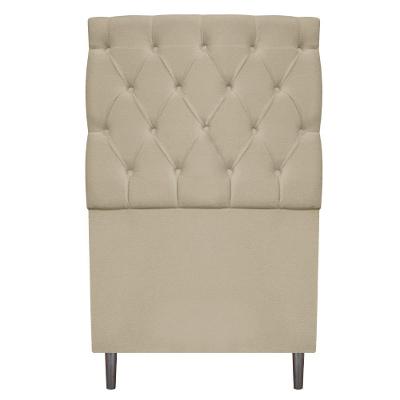 Cabeceira 90cm Solteiro Bege