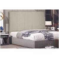 Cabeceira Arizona Cama Box Solteiro 90Cm Suede Bege - 5
