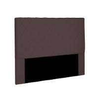 Cabeceira Dubai Para Cama Box King 195cm Suede Café - D'Rossi - 1