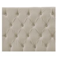 Cabeceira Sofia 195 Cm King Size Suede Bege - 2