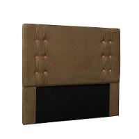 Cabeceira Gênova Para Cama Box King 195 Cm Suede - D'rossi Cor Caramelo - 1