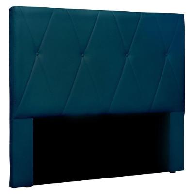 Cabeceira King 1,95m Aquilla Veludo Azul Marinho - Pallazio