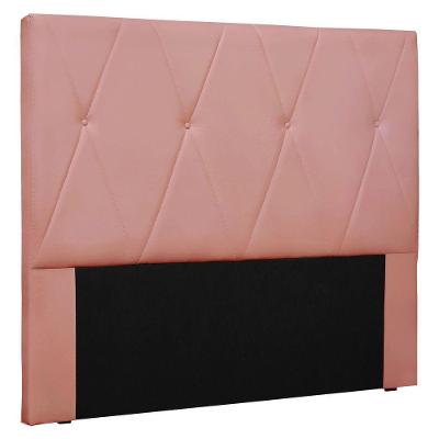 Cabeceira Casal 1,40m Aquilla Veludo Rosa - Pallazio