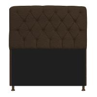 Cabeceira Lady e Recamier Félix 140 Cm Casal Marrom - 6