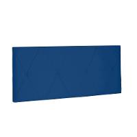 Cabeceira Aquilla Cama Box Queen 160 Cm Suede Azul Marinho - 1