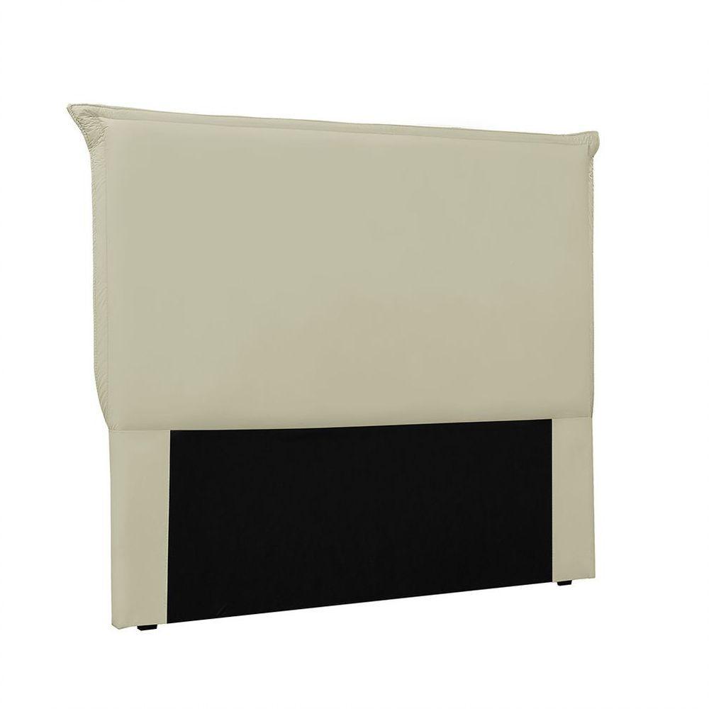 Cabeceira Garden Cama Box Solteiro 90Cm Corino Bege - 1