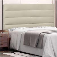 Cabeceira La Italiana Para Cama Box Queen 160 Cm Corino Bege - D'rossi - 4