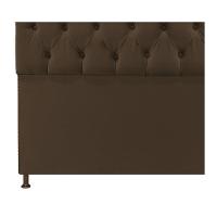 Cabeceira Sofia 195 Cm King Size Suede Marrom - 2