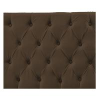 Cabeceira Sofia 195 Cm King Size Suede Marrom - 3