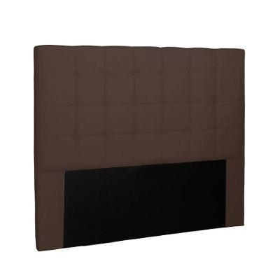 Cabeceira Verona Cama Box Queen 160 Cm Suede Café
