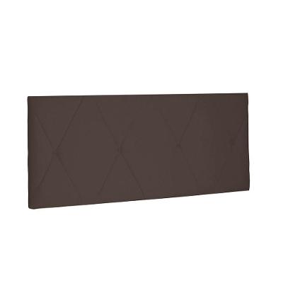 Cabeceira Aquilla Cama Box Queen 160 Cm Suede Café