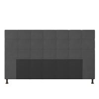 Cabeceira Cama Box King 195cm Suede Grafite - 1