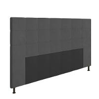 Cabeceira Cama Box King 195cm Suede Grafite - 7
