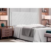 Cabeceira Painel Dubai Queen 160cm Corino Branco - 2