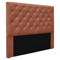 Cabeceira Casal 1,40m Tânia Veludo Cobre - 1