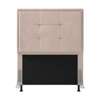 Cabeceira Onix Cama Box Solteiro 90cm Suede Bege - 5