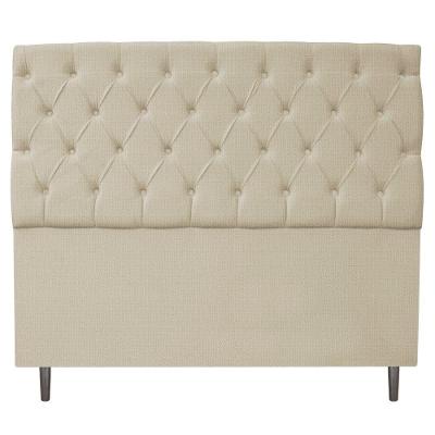 Cabeceira 195cm King Size Linho Bege