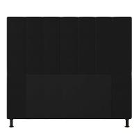 Cabeceira Cama Box Casal 140cm Corino Preto - 1