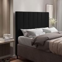 Cabeceira Cama Box Casal 140cm Corino Preto - 3