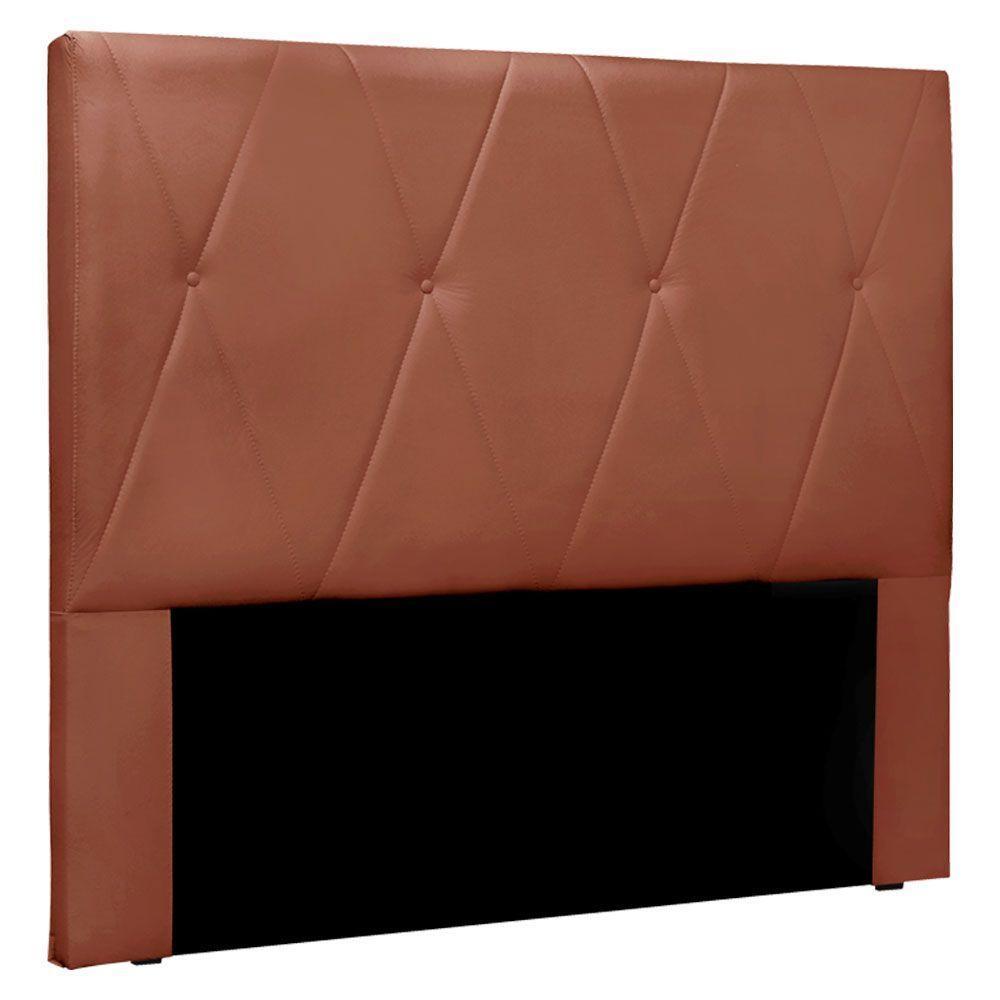 Cabeceira Casal 1,40m Aquilla Veludo Cobre - Pallazio - 1