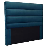 Cabeceira King 1,95m La Italiana Veludo Azul Marinho - Pallazio - 1