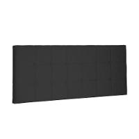 Cabeceira Painel Verona Casal 140cm Suede Preto - 1