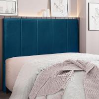 Cabeceira Queen 1,60m Ravenna Veludo Azul Marinho - 4