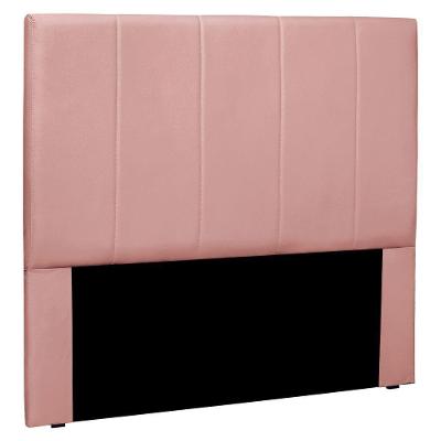 Cabeceira Solteiro 0,90m Ravenna Veludo - Pallazio Cor Rosa