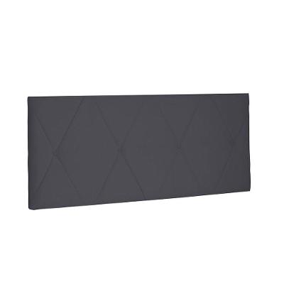 Cabeceira Aquilla Cama Box Queen 160 Cm Suede Cinza