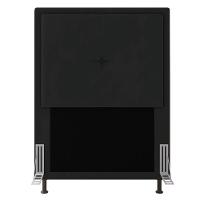 Cabeceira Ametista Cama Box Solteiro 90cm Suede Preto - 3