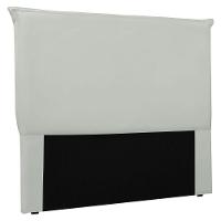 Cabeceira King 1,95m Veneza Veludo Cinza Prata - 1