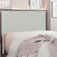 Cabeceira King 1,95m Veneza Veludo Cinza Prata - 4
