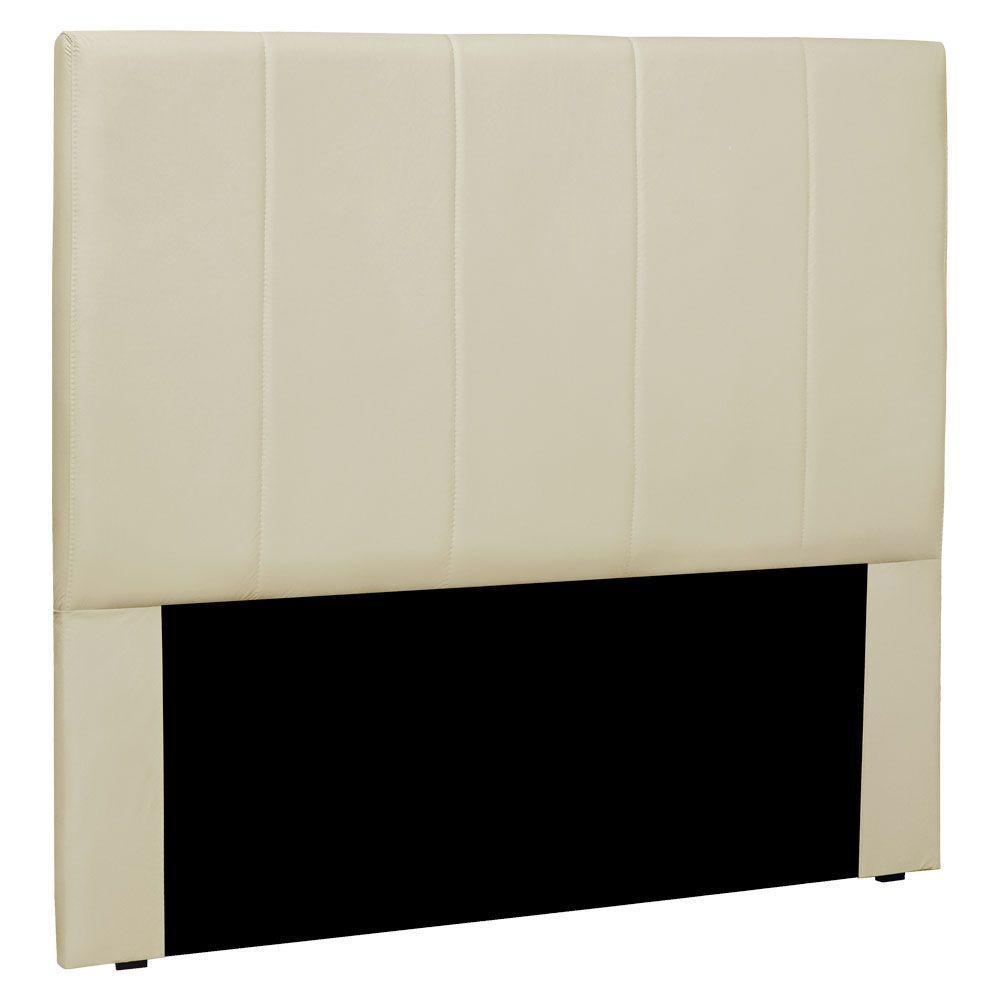 Cabeceira King 1,95m Ravenna Veludo - Pallazio Cor Bege - 1