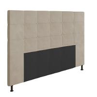Cabeceira Cama Box Queen 160cm Suede Bege - 7