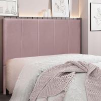 Cabeceira King 1,95m Ravenna Veludo - Pallazio Cor Lilás - 4