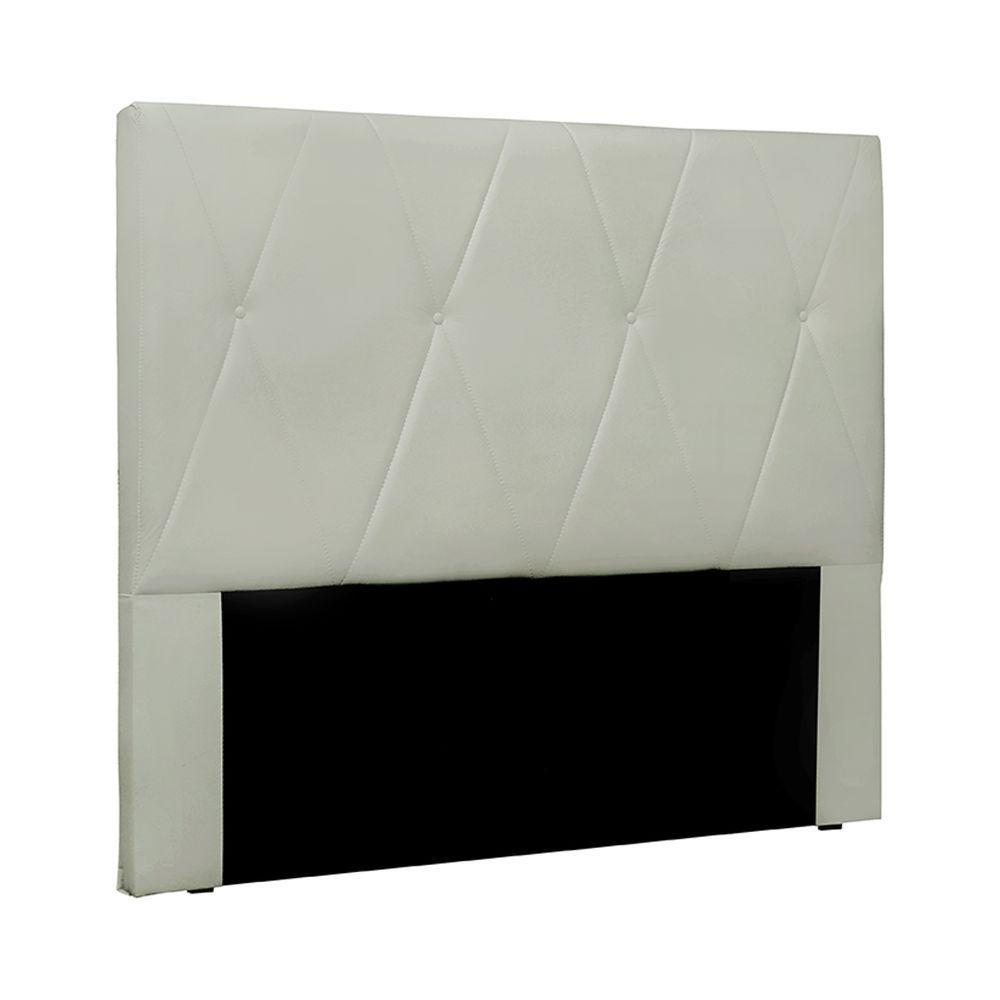 Cabeceira Queen Size 1,60m Yves Veludo Prata Gran Belo - 1