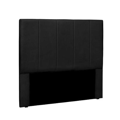 Cabeceira Arizona Cama Box Queen 160 Cm Corino Preto